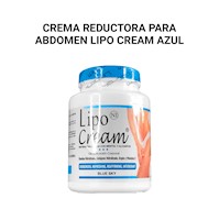 Crema reductora Lipo Cream - Tapa Amarilla